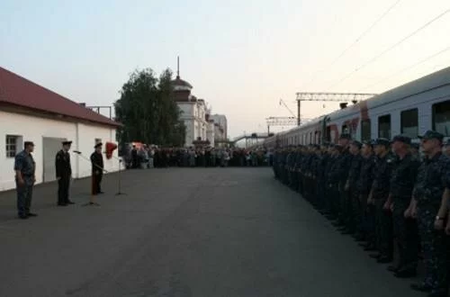 Полицейские из Удмуртии вернулись из Северного Кавказа